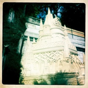 photo-paris-plage-2011--chateau-disneyland-sable