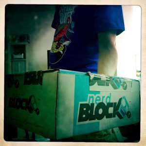 Nerd Block box pour geek France goodies réception