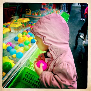 Photo activité bébé a la Foire du Trone