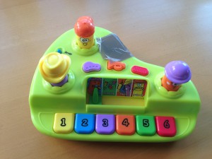 problème son jouets bébé piano trop fort