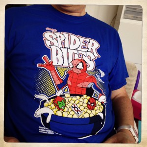 t shirt spider bites nerdblock france