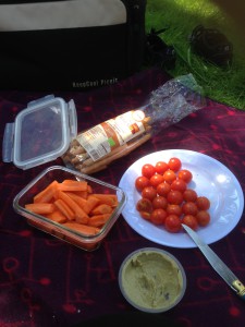 Picnic avec un bébé