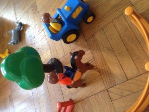 zoo playmobil  cheval