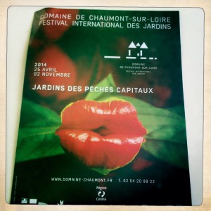 Le festival des Jardins de Chaumont sur Loire 2014 affiche