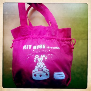 Le kit Bébé Total 2014 détails pochon