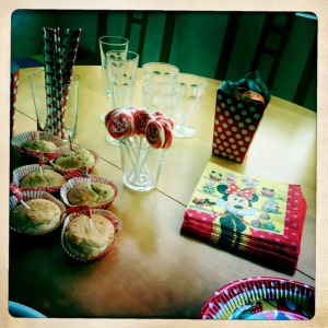 Gouter d'anniversaire thème Minnie