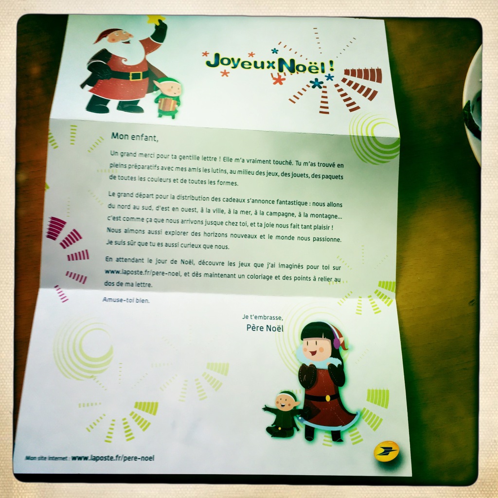 J'ai testé la Lettre au Père Noël (de La Poste)... PMGirl
