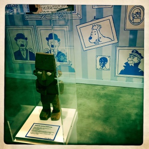 Musée en herbe exposition Tintin totem