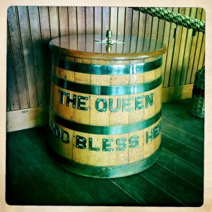 Bateau Britannia edimbourg barique