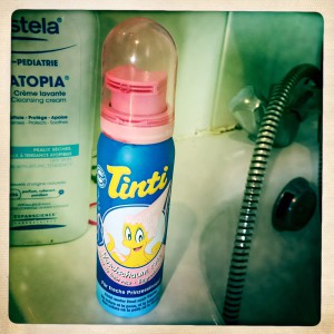 test mousse de bain Tinti