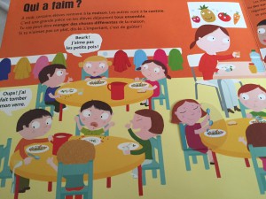 Livre l'école maternelle la cantine