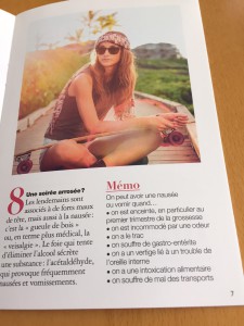 Marie claire nausée enfant