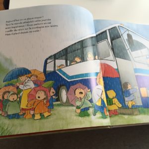 Livre Pique Nique sous la Pluie enfant