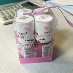 vernis à l'eau Monoprix pour enfant